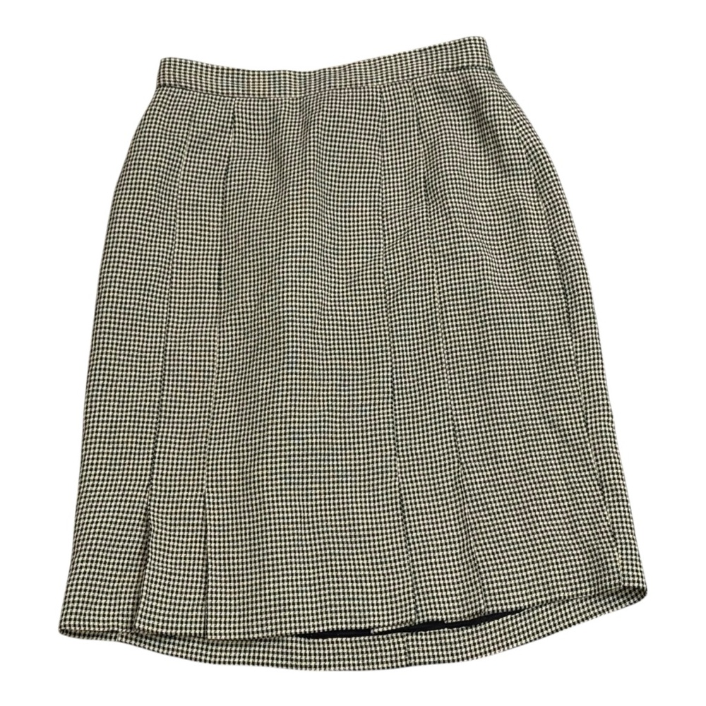 Classic Timeless‎ Saks fifth ave the works houndstooth pencil skirt checkered 6
